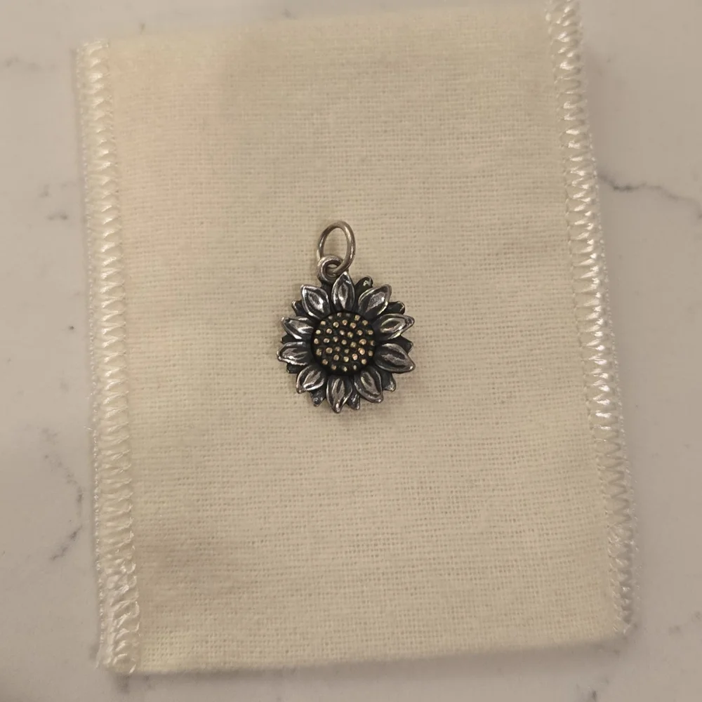 James Avery Sunflower Charm - Picture 2 of 3
